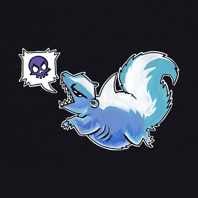 Great white skunk by BiancaRomanStumpff